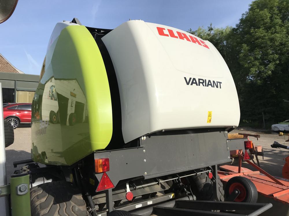 Claas , variant 380,presse , balles ronde