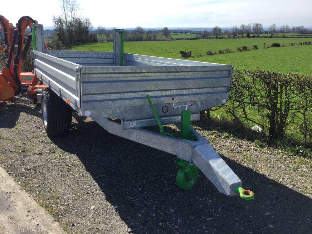 benne, remorque, galvanisée, transport, verin , pva, caisse, 4.5t, tonne, porte, oeillet