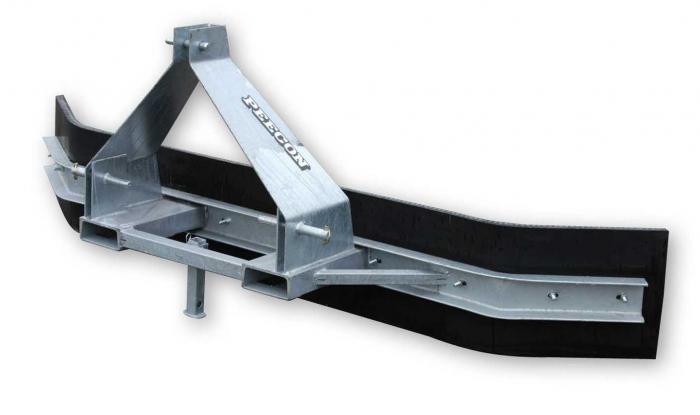 raclette, peecon, largeur, 2.65m, galvanisée, 3point