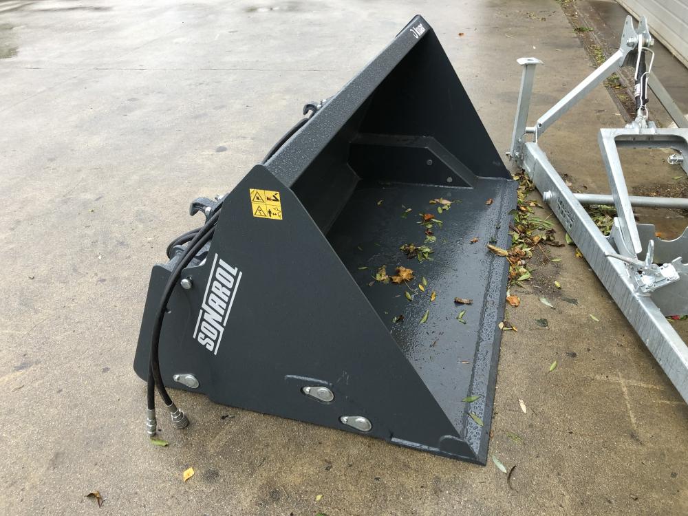 Bac Deversement en pointe , 1,60 m , euro , stock