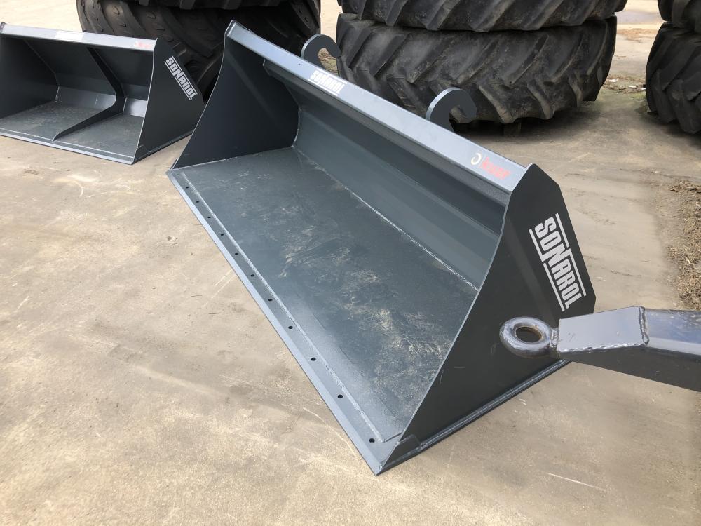 Bac a terre , 2,40 m , Q fit - jcb claas - Kramer