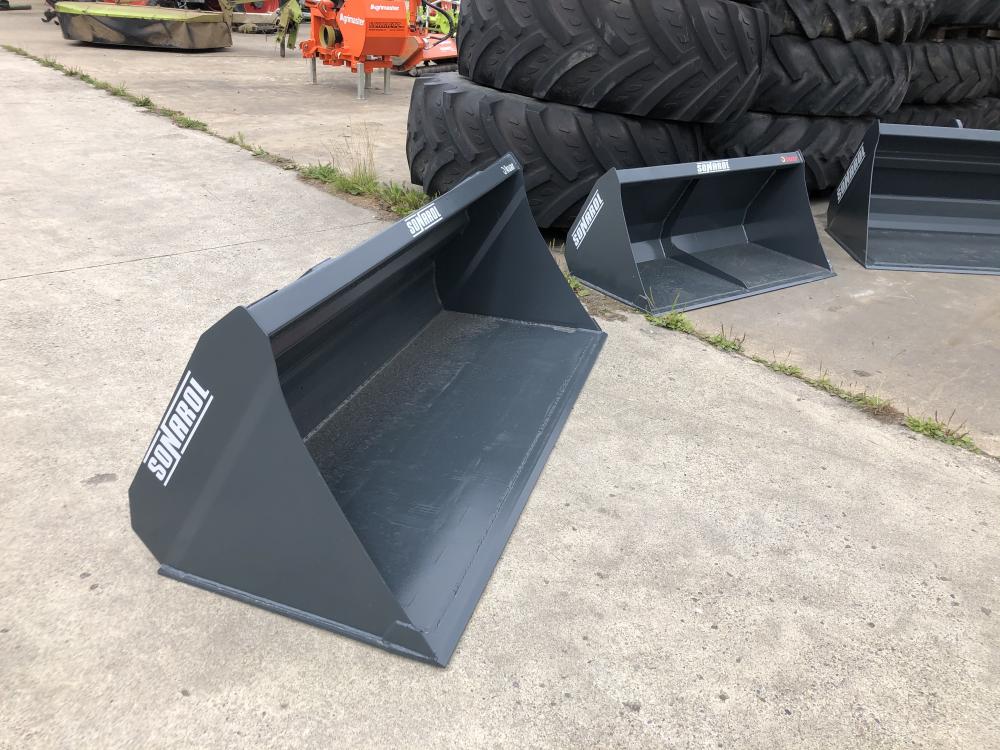 Bac a terre , 2,40 m , Q fit - jcb claas - Kramer
