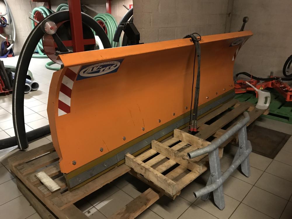 lame, neige, déneigement, 2.9m, av-tec, hiver, tracteur