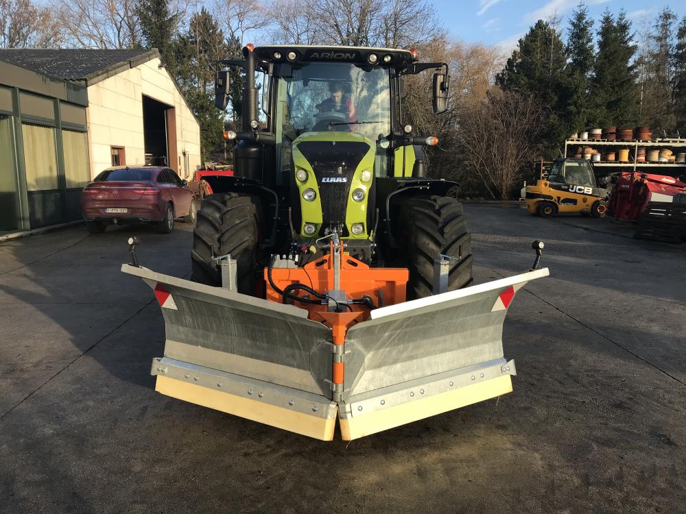 lame a neige , matériel de  déneigement, 3m, fliegl, hiver, tracteur, galvanisée