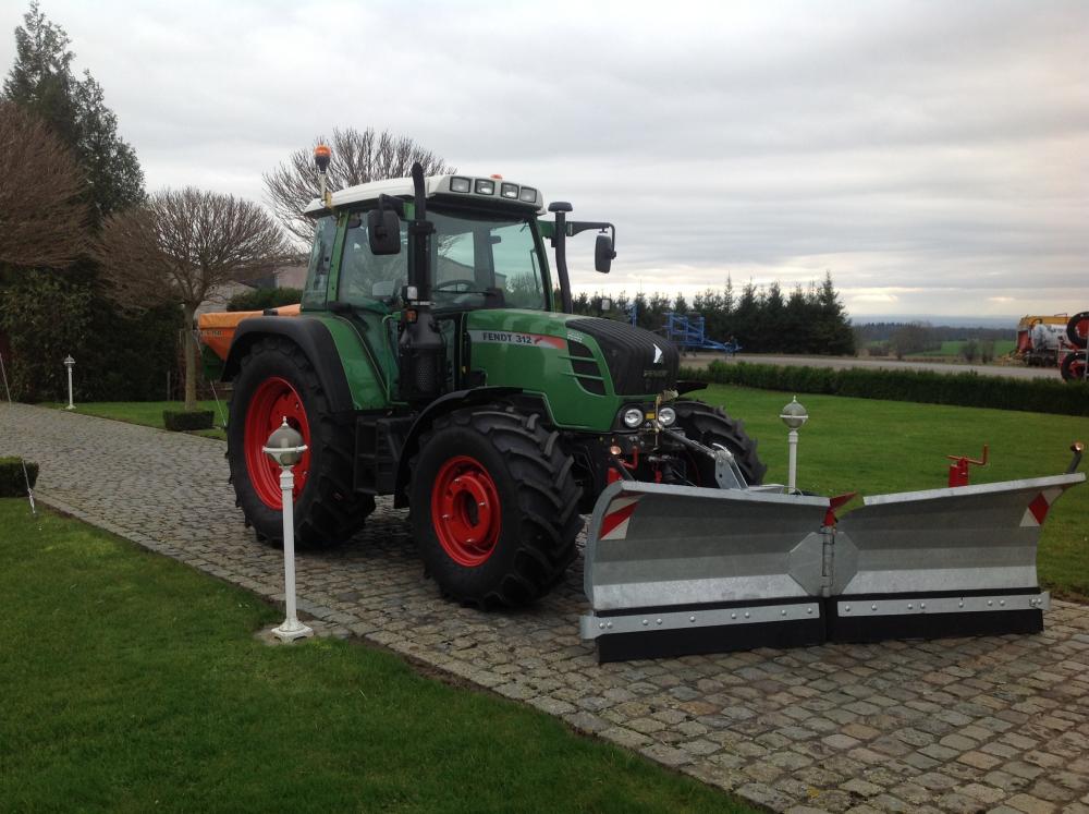 lame, neige, déneigement, 3m, fliegl, hiver, tracteur, galvanisée