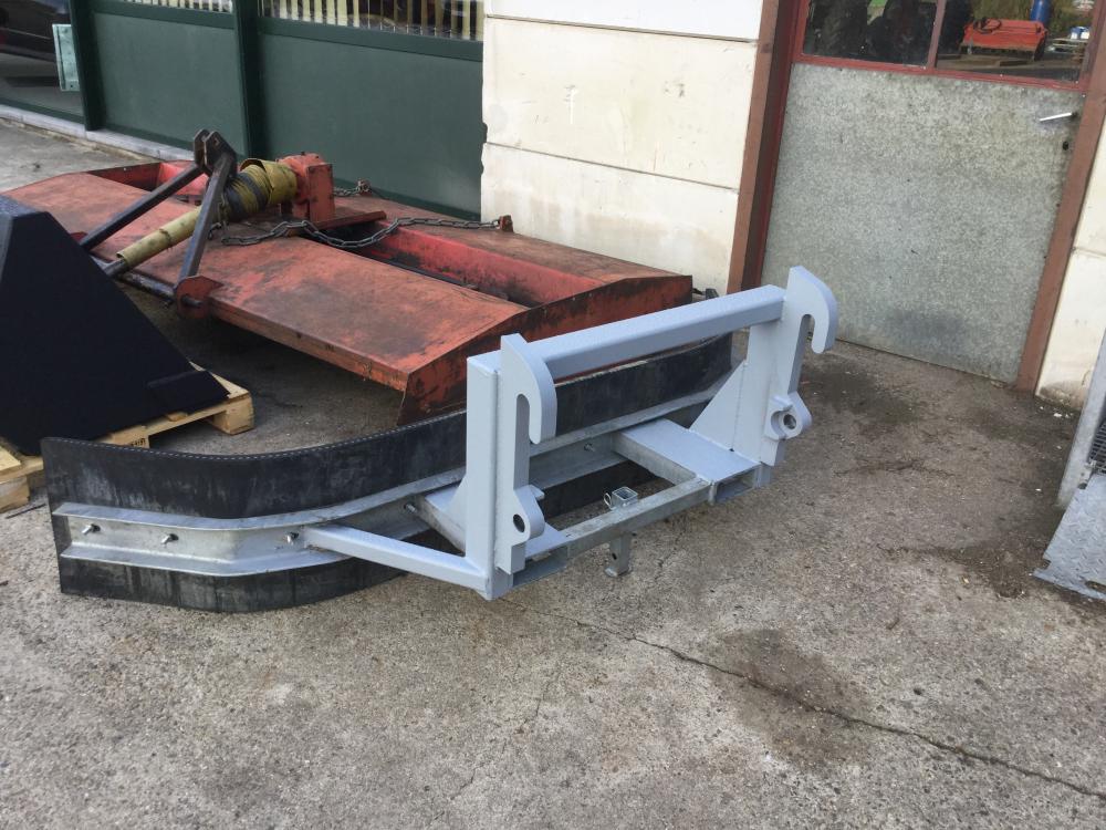 raclette, peecon, largeur, 2.65m, galvanisée, 3point