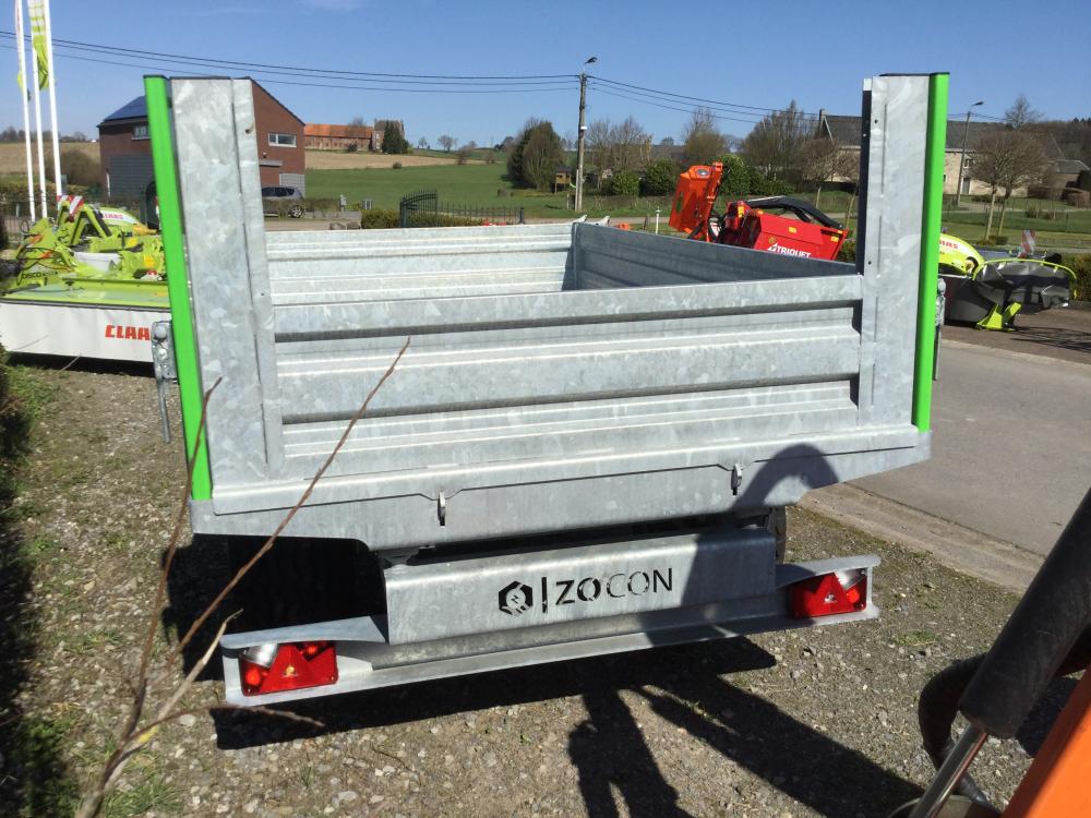 benne, remorque, galvanisée, transport, verin , pva, caisse, 4.5t, tonne, porte, oeillet