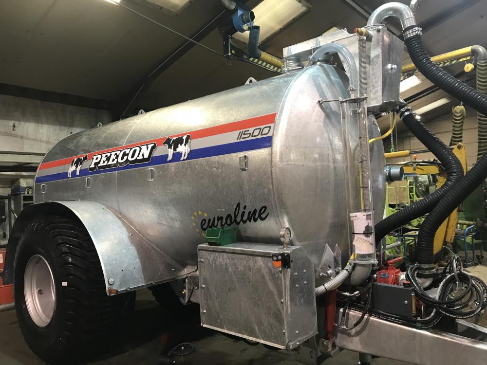 Lisier , peecon , tonneau , simple essieux, 1150 litres